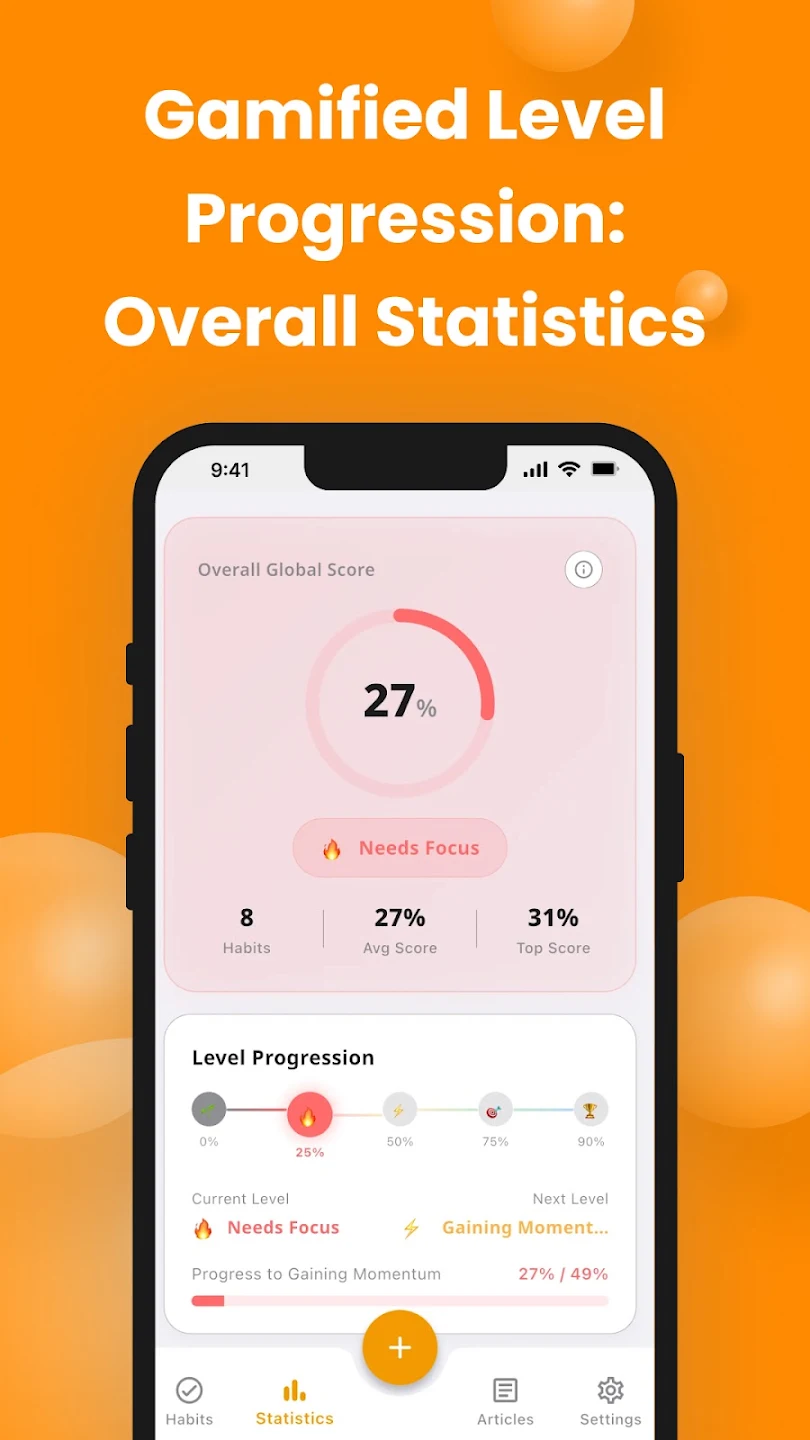 HabitPills - Habit Tracker app Screenshot 3