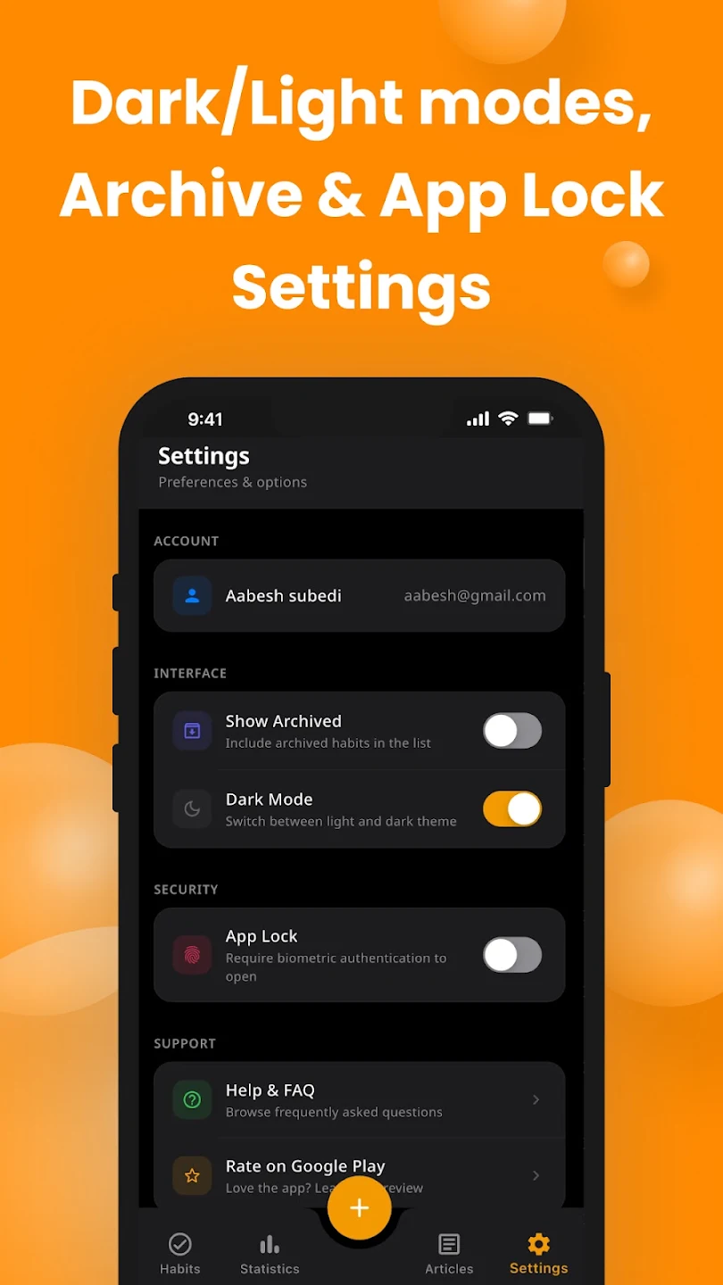 HabitPills - Habit Tracker app Screenshot 6